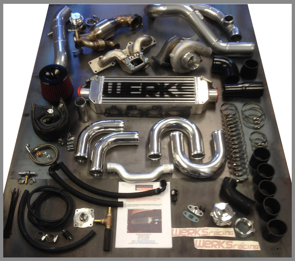 Werks Solstice/SKY 2.4L Stage 2 375hp Turbo Kit